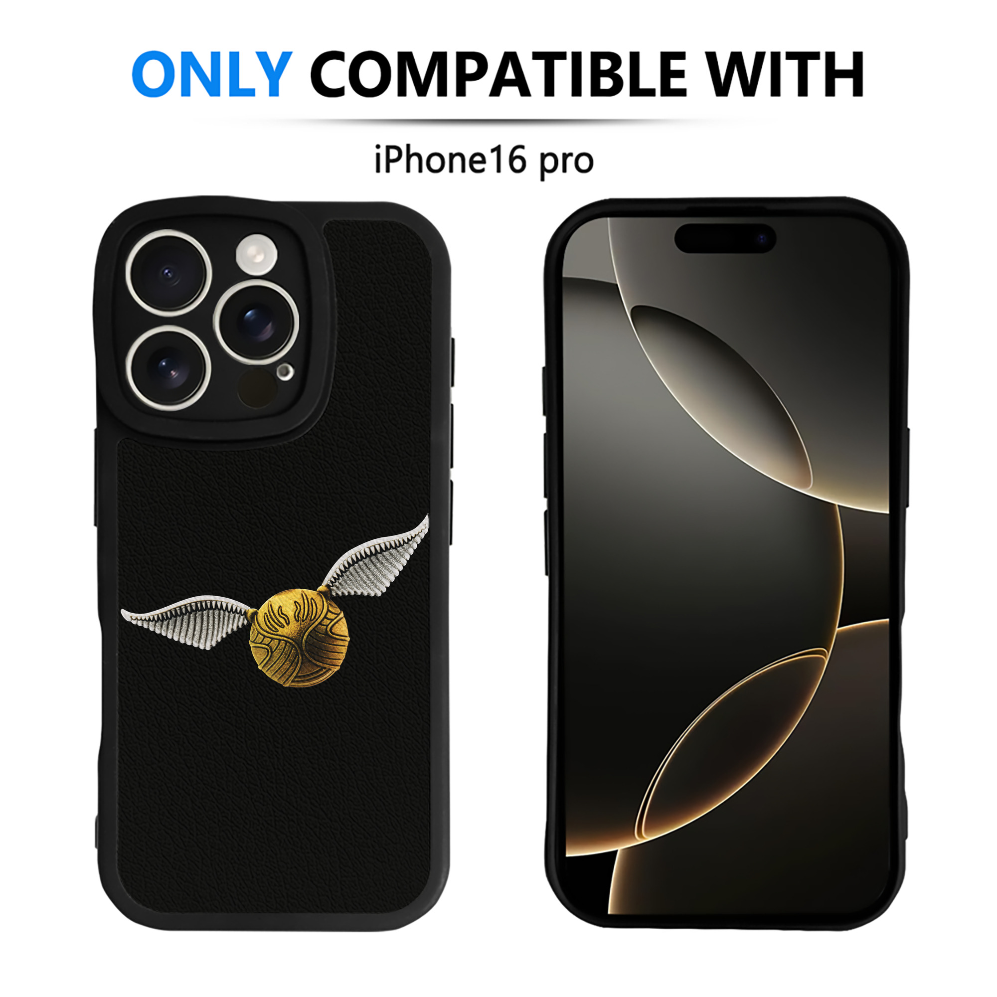 （画像用） Harry Potter ハリー・ポッターシリーズ 【iPhone 16シリーズ対応】シリコンスマホケース（レザー調） 材質：シリコン